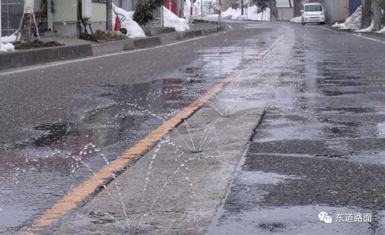 冬季沥青路面主动融雪除冰技术